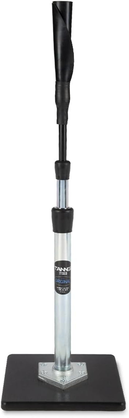 Tee the Original Batting Tee – Adjustable Pro Hitting Tee for Baseball & Softball, Steel Shaft, Composite Base, Hand-Rolled Rubber Top, 26"-43" Height