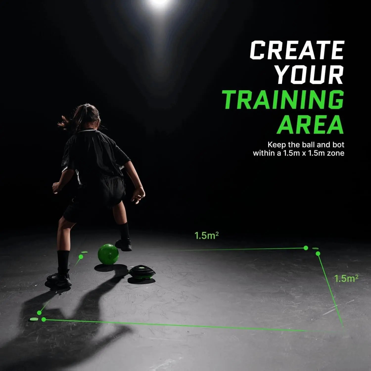 Soccer Bot - Ultimate Indoor Soccer Game with Score Tracker and Speed Modes, Soccer Training Toy
