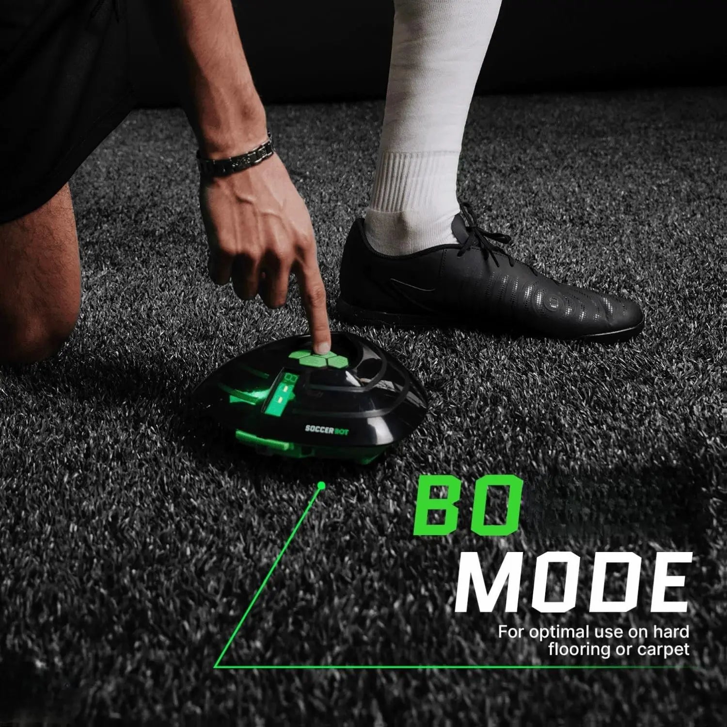 Soccer Bot - Ultimate Indoor Soccer Game with Score Tracker and Speed Modes, Soccer Training Toy