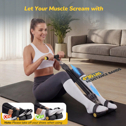 Pedal Resistance Bands with Handles Addwin L10 Multifunctional Full-Body Workout Kit for Home Fitness, Portable Exercise Bands with Handles & Ankle Straps,Adjustable Resistance,Exercise Sit-Ups, Yoga, Abdominal Training