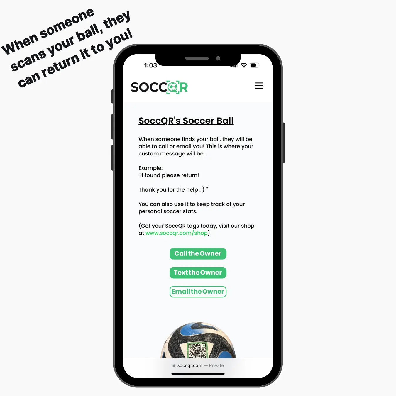 Soccqr Tag (Single Pack) | Stop Losing Your Ball! Start Tracking Your Soccer Stats!