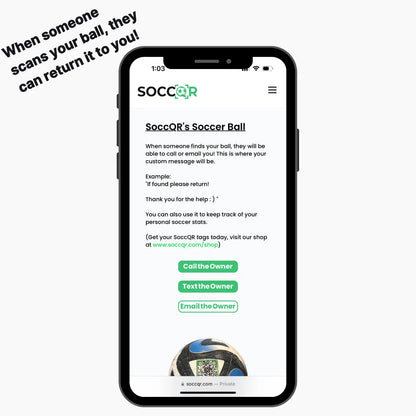 Soccqr Tag (Single Pack) | Stop Losing Your Ball! Start Tracking Your Soccer Stats!