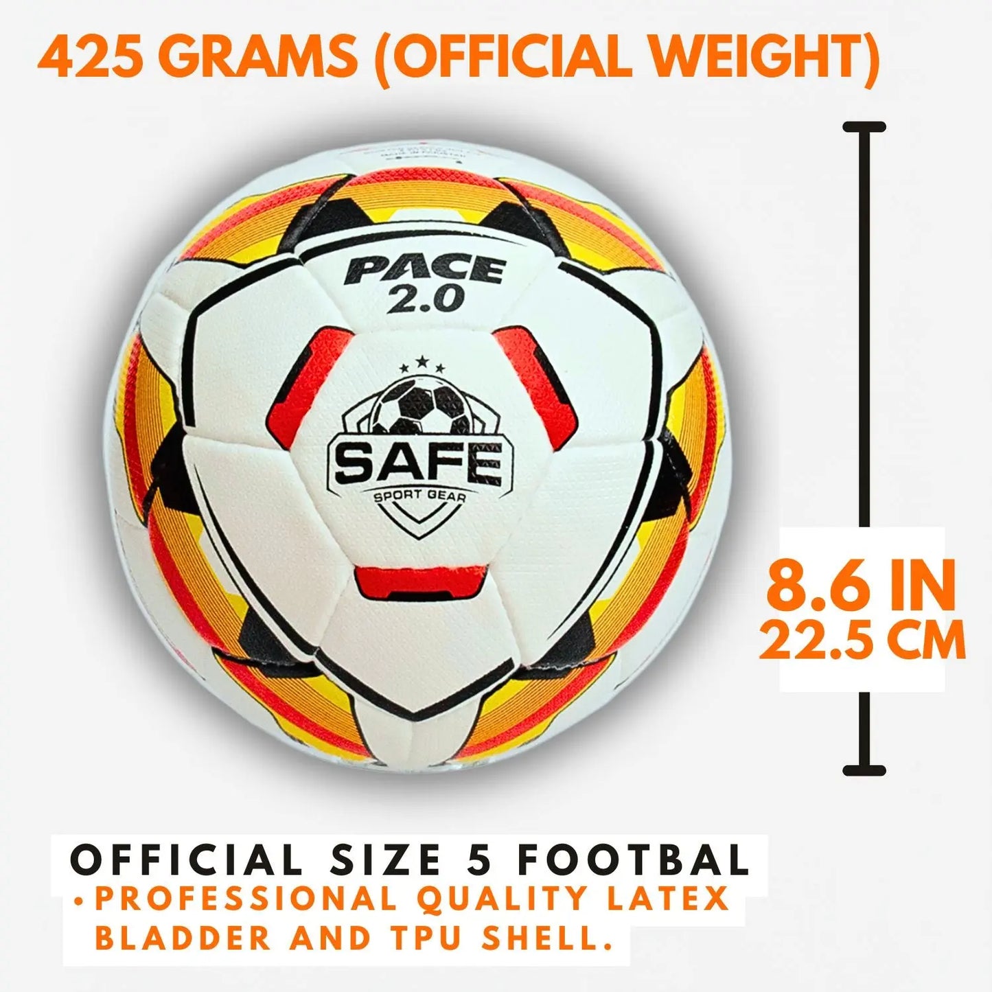 Pace 2.0 Soccer Ball – Professional Grade - Size 5 Soccer Stuff
