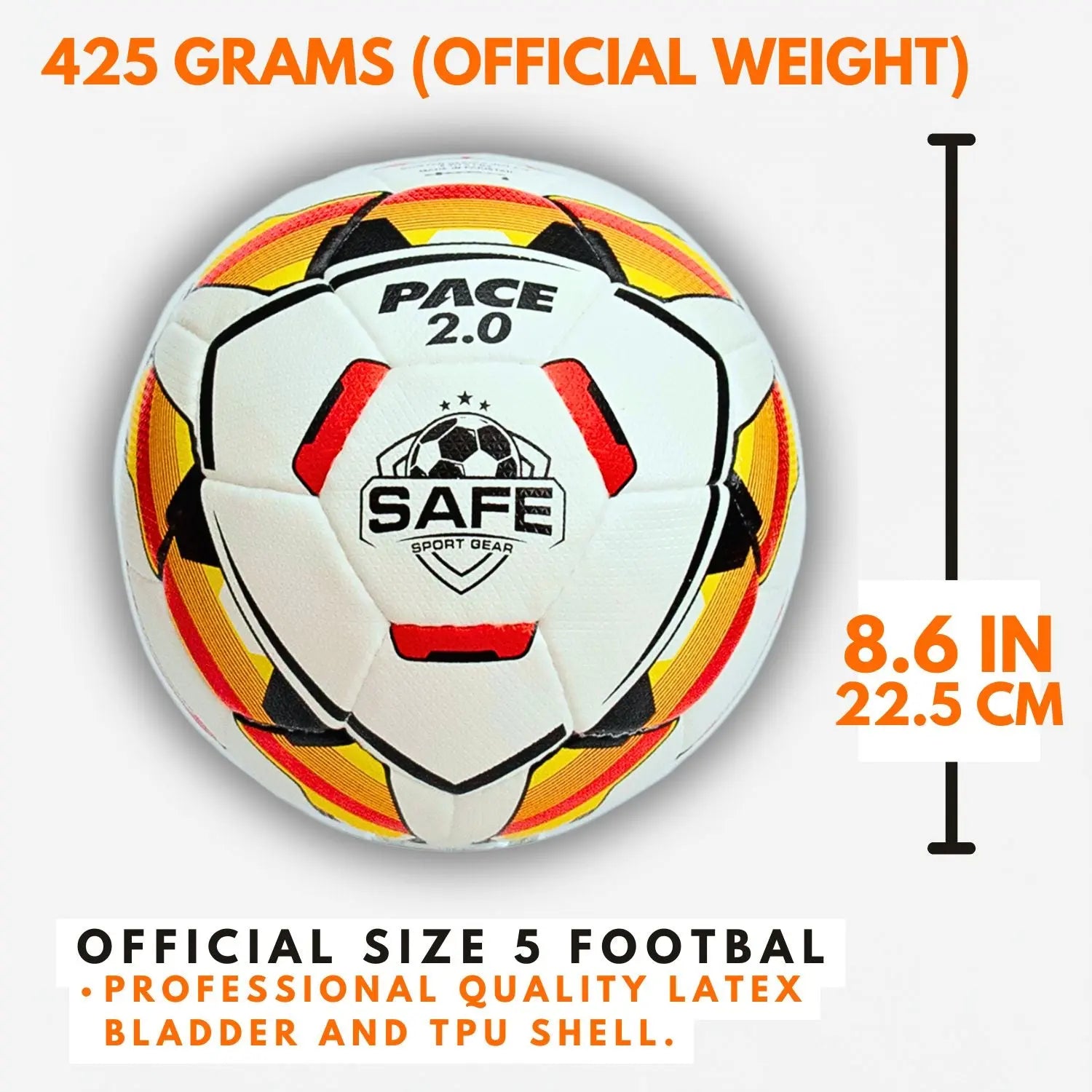 Pace 2.0 Soccer Ball – Professional Grade - Size 5 Soccer Stuff