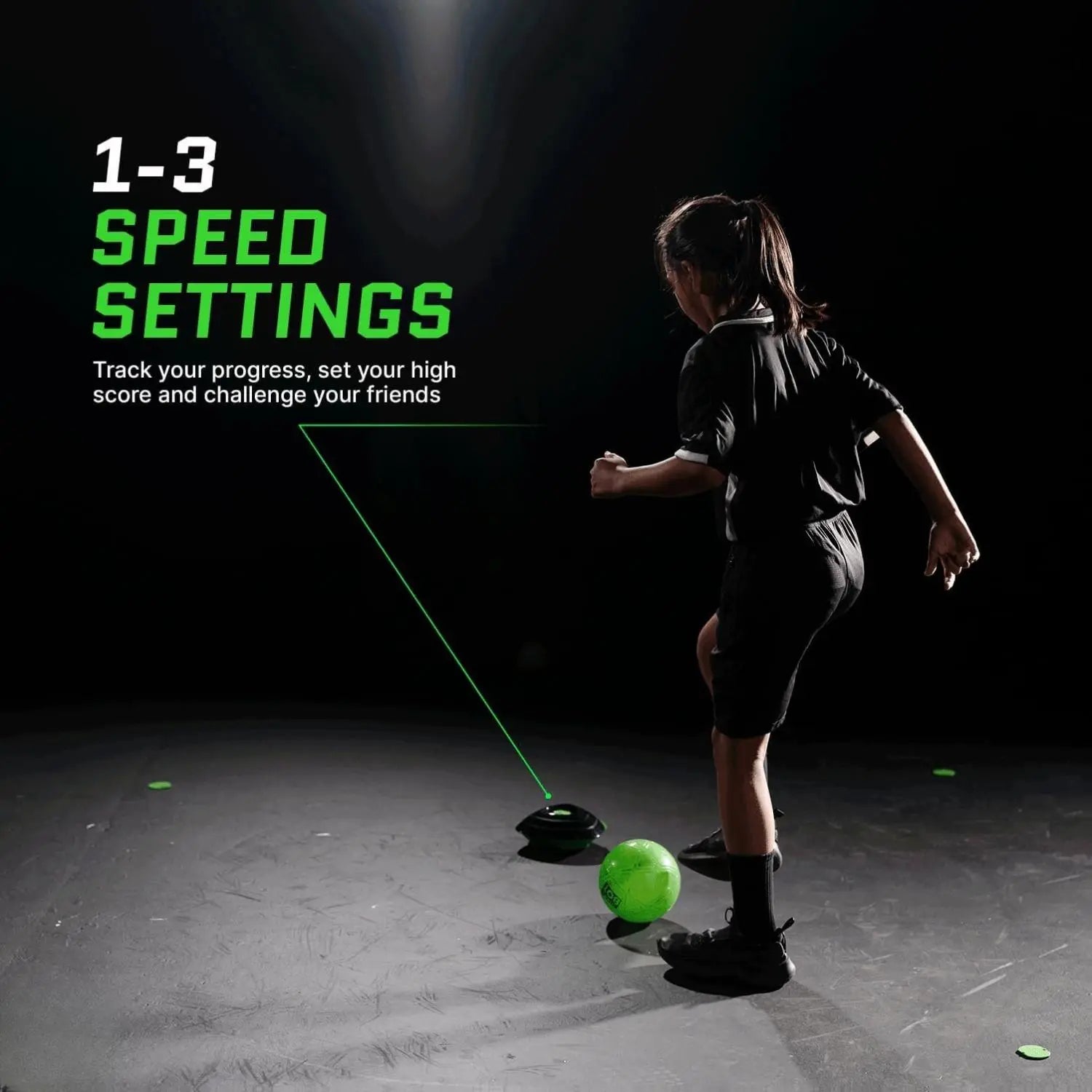 Soccer Bot - Ultimate Indoor Soccer Game with Score Tracker and Speed Modes, Soccer Training Toy