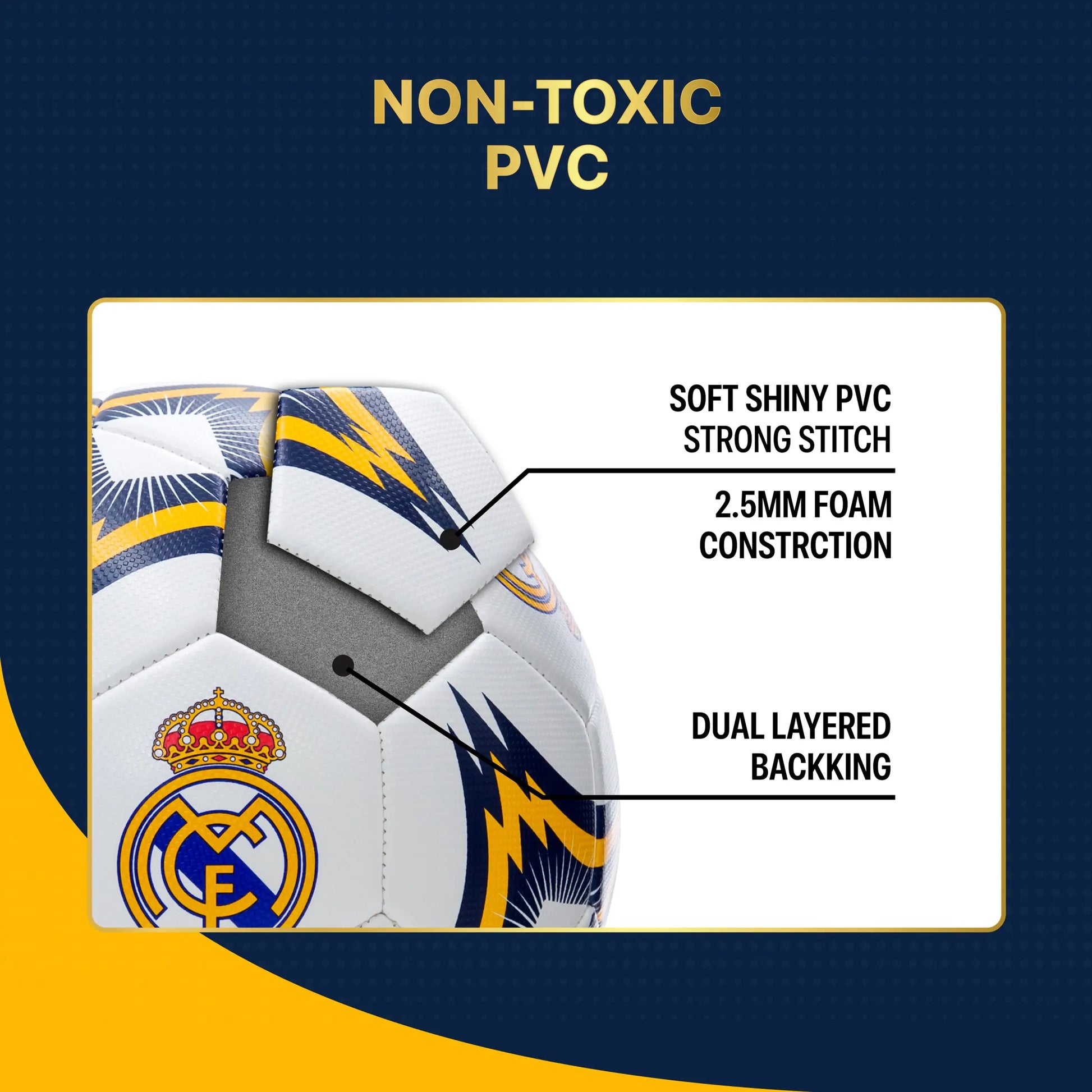 Real Madrid CF Soccer Ball - RM154BLT