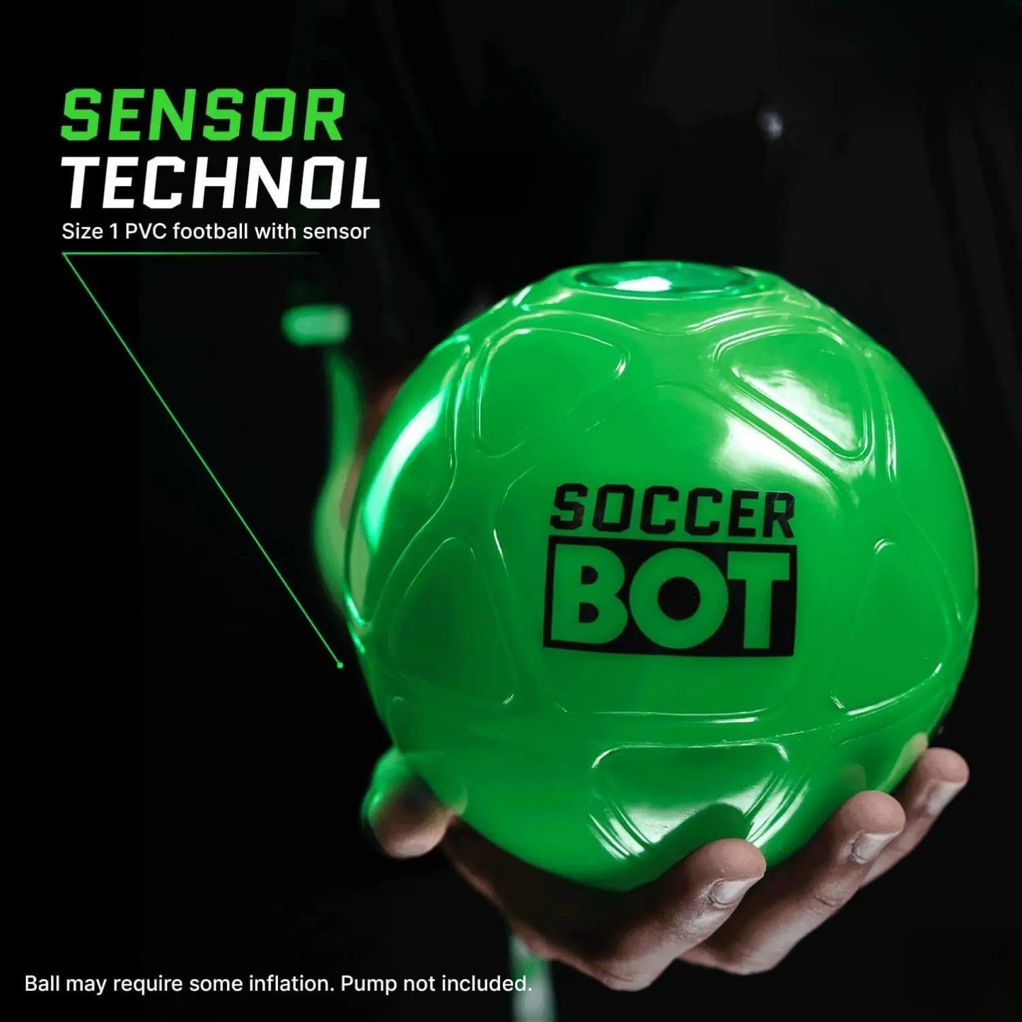 Soccer Bot - Ultimate Indoor Soccer Game with Score Tracker and Speed Modes, Soccer Training Toy