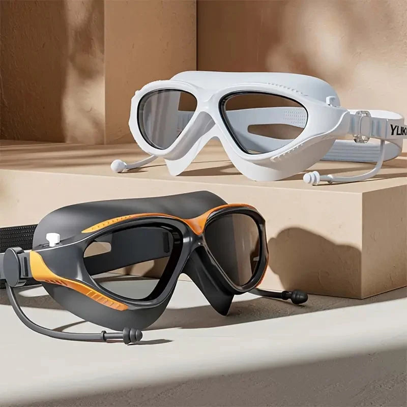 Seasprint Professional Adult Anti-Fog UV Protection Lens Men Women Swimming Goggles Waterproof Adjustable Silicone Swim Glasses